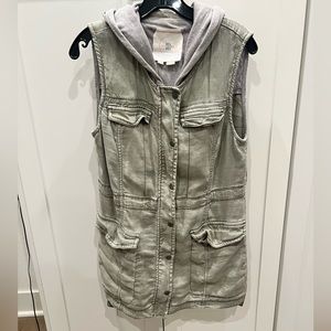 Anthropologie Hei Hei Hooded Utility Vest